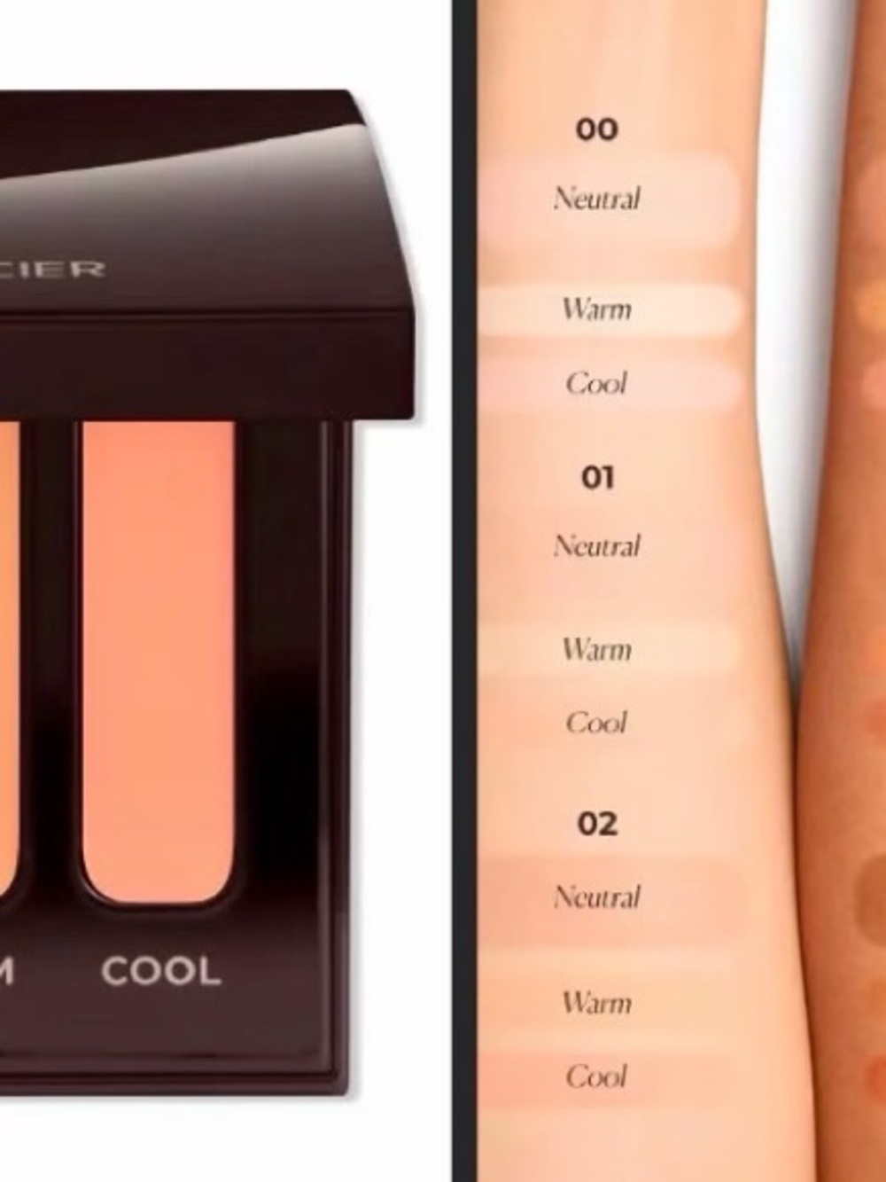 Cream Blush Trio Palette - Peachy Pink Shades Bundle of 3